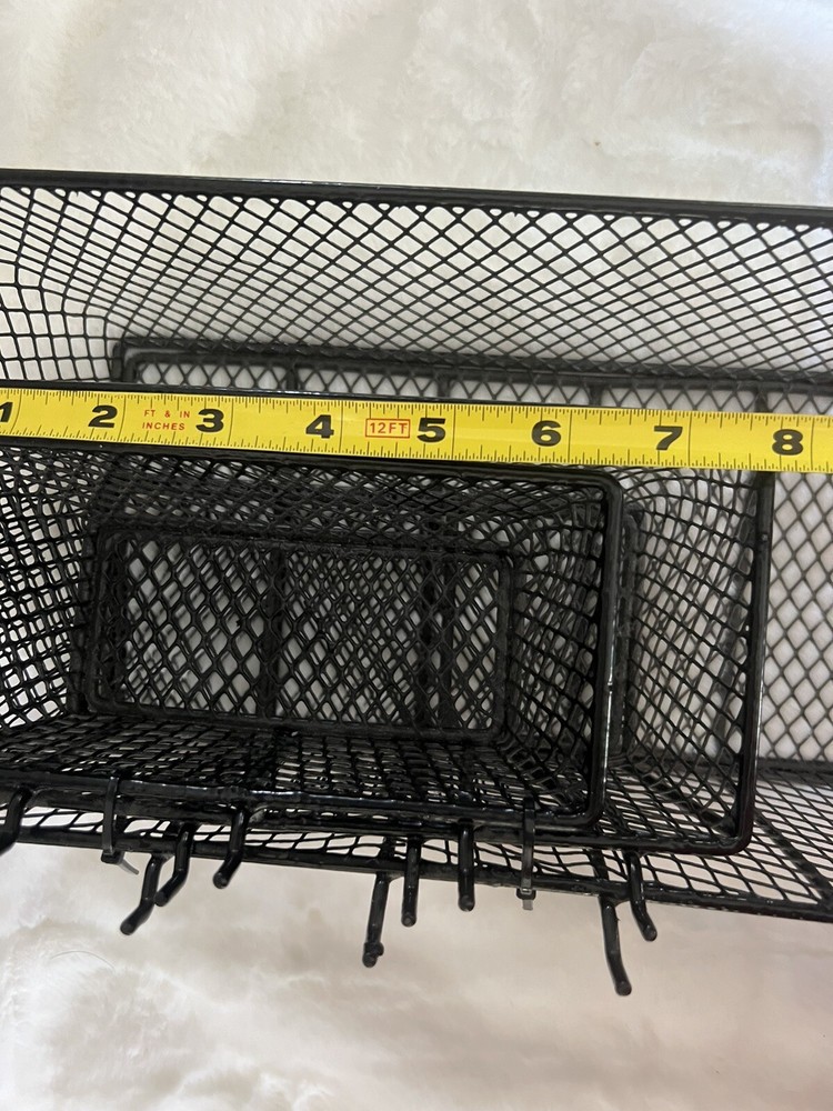 3 Piece Everbilt Wire Steel Mesh Pegboard Storage