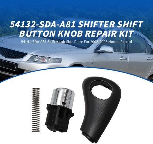 Shift Button Knob Shift Knob Side Plate Repair Kit Replacement for 2003-2005 Acc