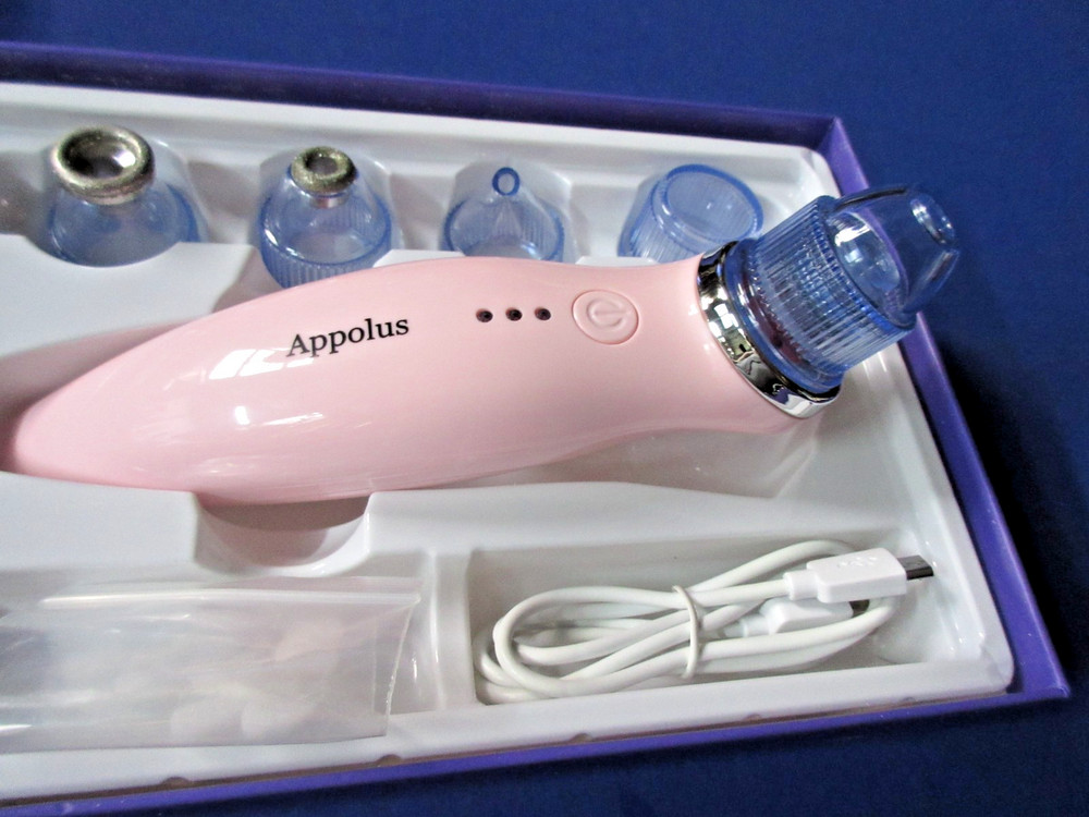 APPOLUS Professional Microderm Device Diamond Microdermabrasion Pink New