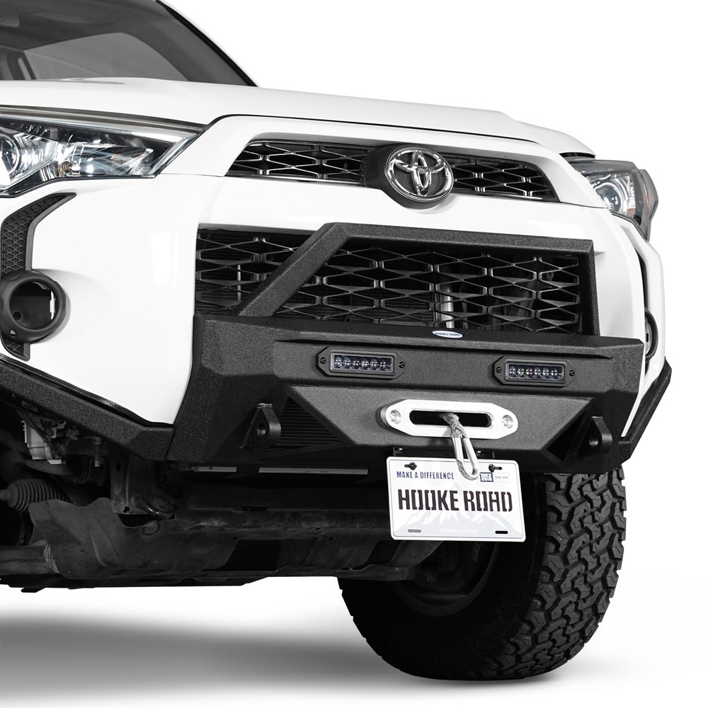 4Runner Stubby Front Bumper with Winch Plate D-ring Mounts 2014-2024