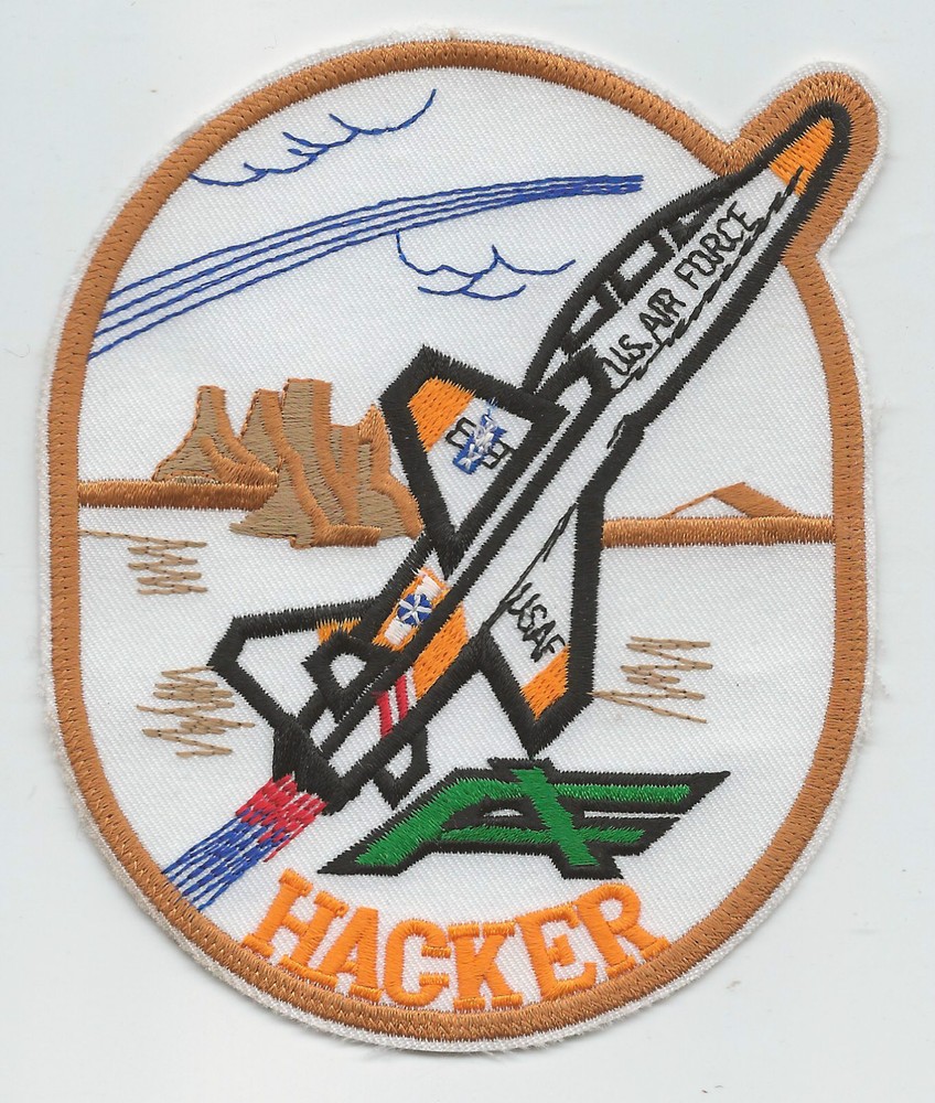 90s 97th FLYING TRAINING SQUADRON "HACKER FLIGHT" patch