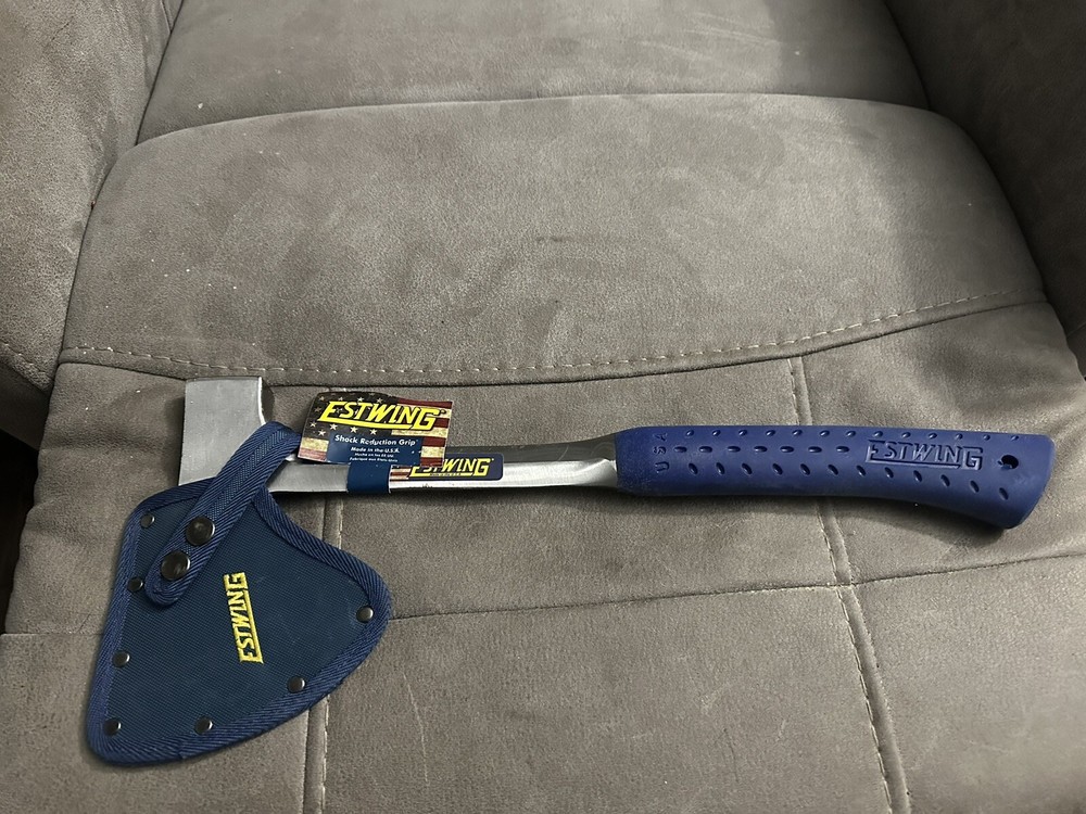 Estwing Campers 18.75 Axe E44A Shock Reduction Grip. (47)