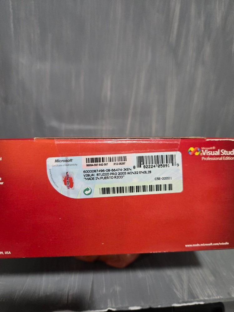 Microsoft Visual Studio 2005 Professional Edition