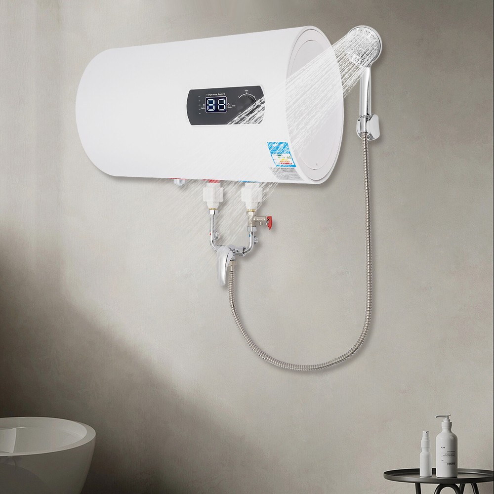 1500W Wall-Mounted Electric Hot Water Heater Electric Tank Hot Water Heater