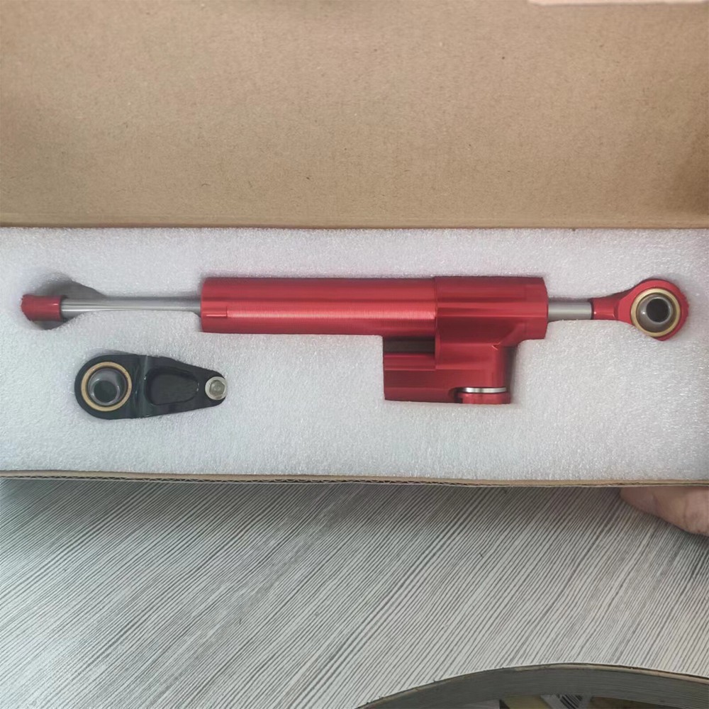 CNC Steering Damper Motorcycle Stabilizer Linear Reversed Control Universal