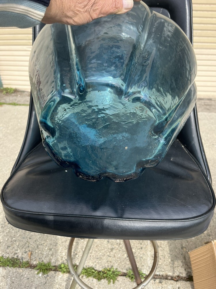 Unique Vintage Art Glass Bottle