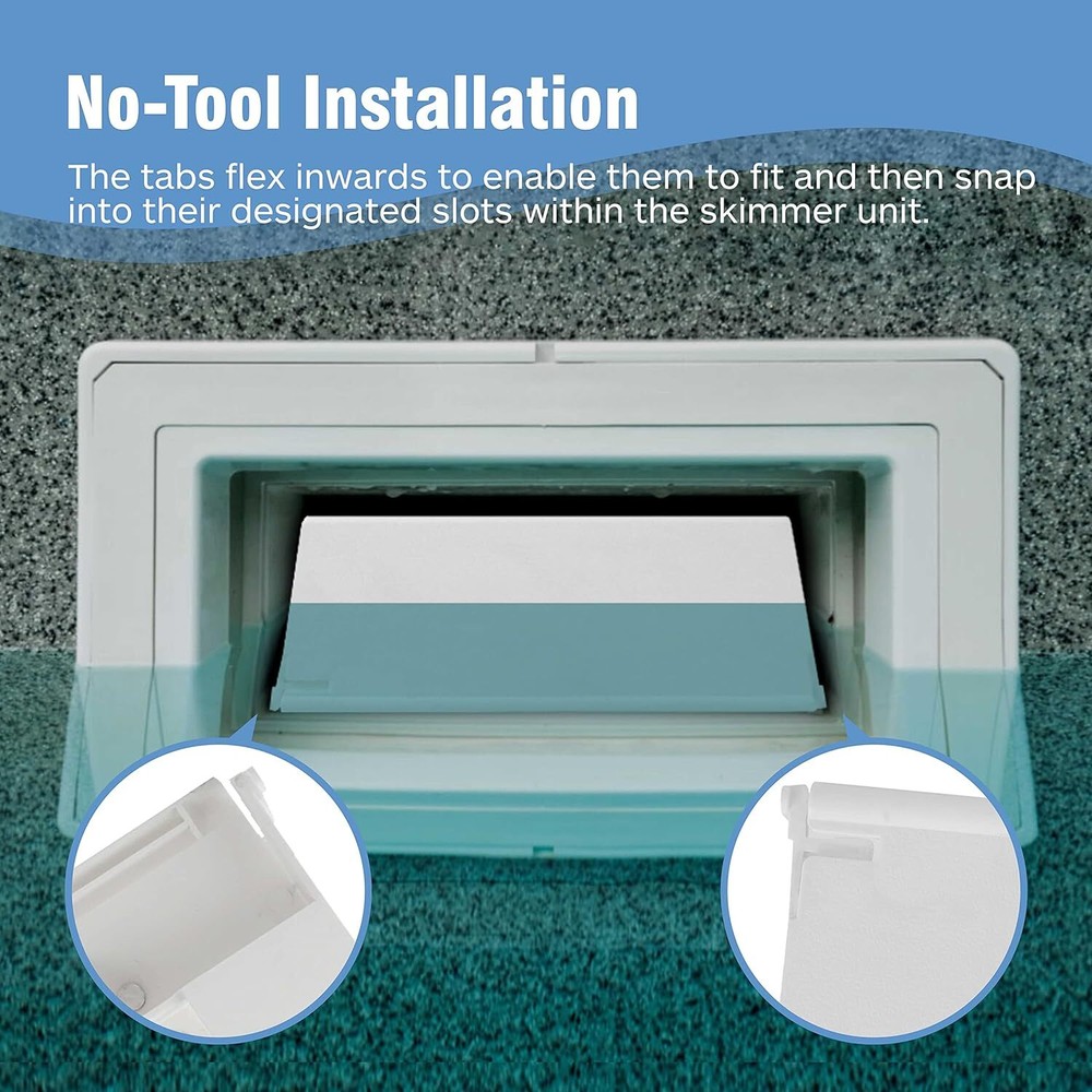 Exact Replacement 516252 White Weir Gate Assembly - Compatible with Bermuda...