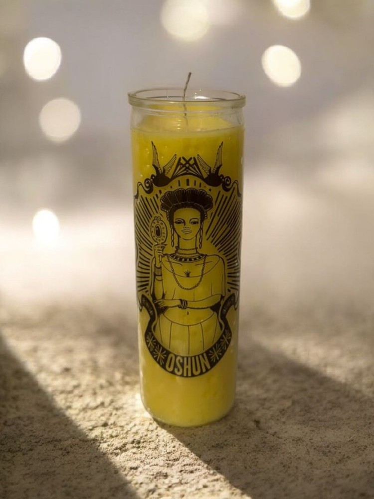 Oshun Orisha Candle, 7 Day