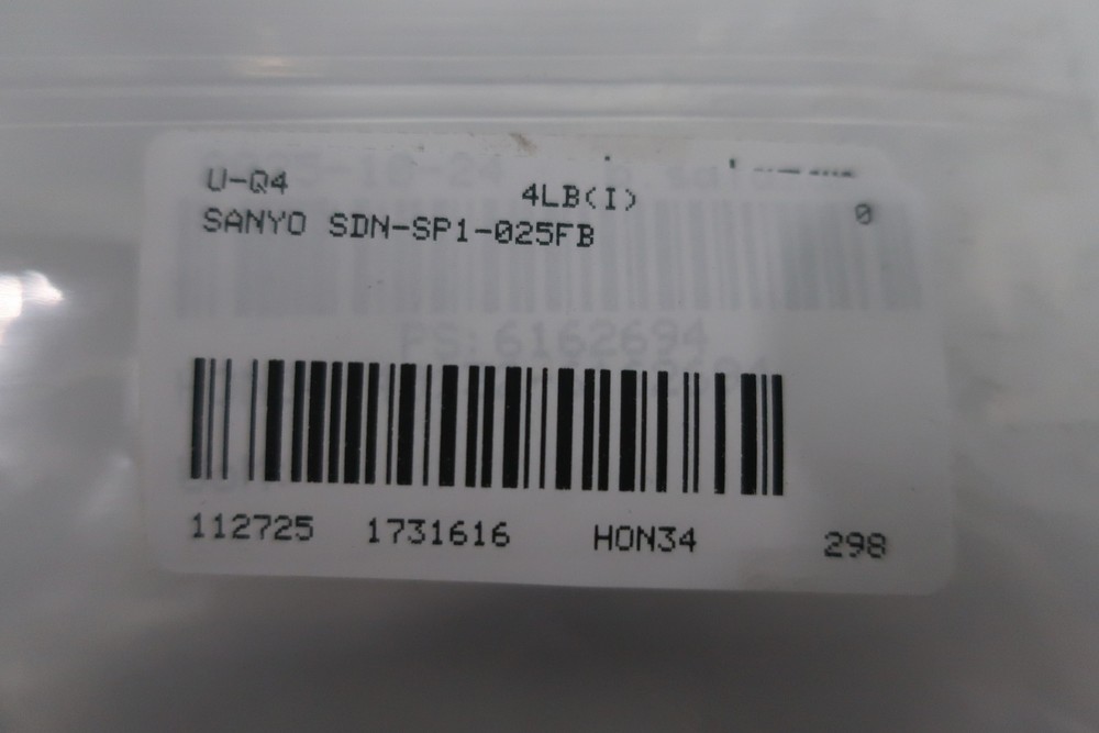Sanyo SDN-SP1-025FB Nutrunner 25nm