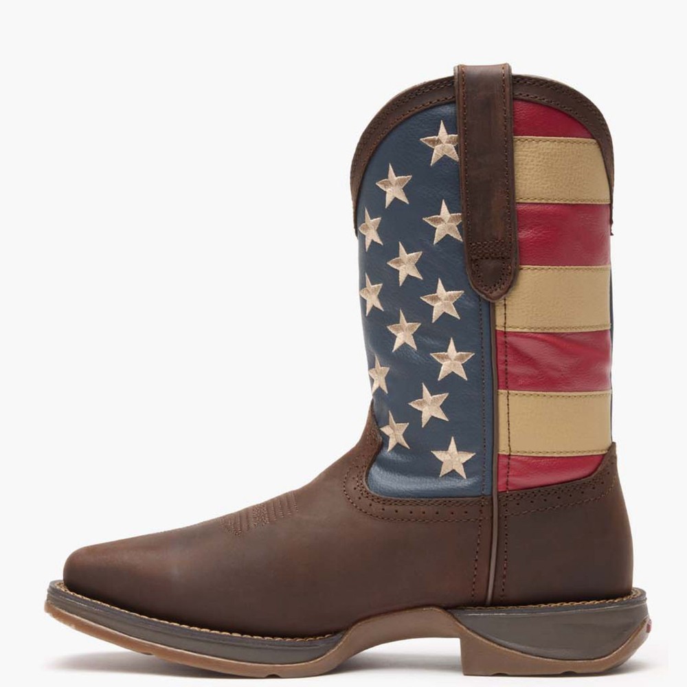 Rebel™ by Durango® Patriotic Pull-On Western Flag Boot