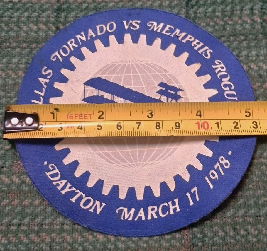 Vintage 1978 Nylon Soccer Match Patch