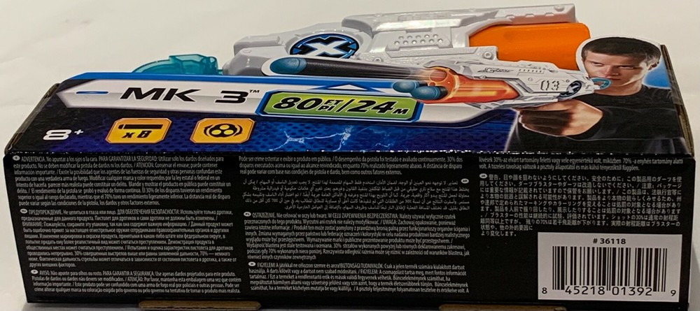 Zuru X Shot Blaster MK3 with 8 Darts NEW