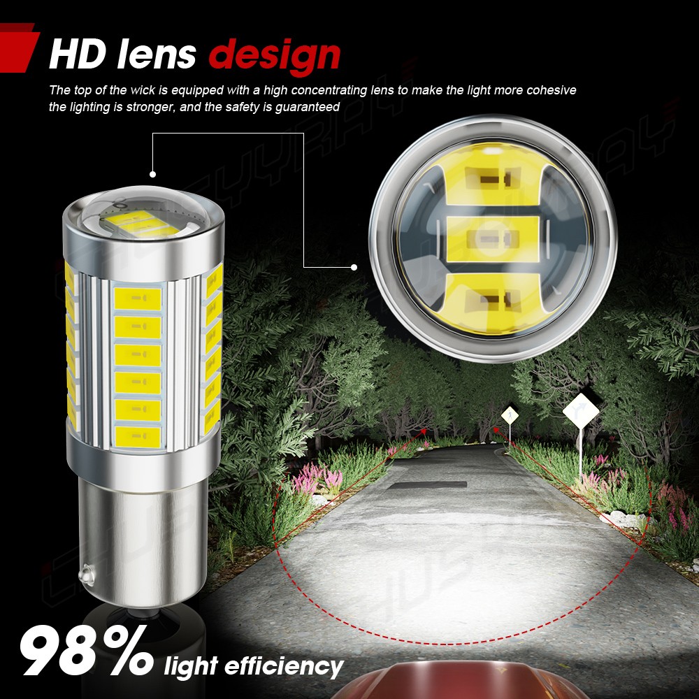 4x LED light bulbs for Deere E110 E100 E120 E130 E140 headlights lights mower