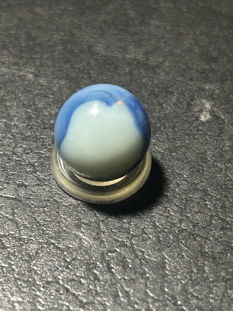 Mint Peltier Inky Marble HTF .64” Text Book Example