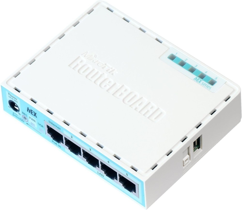 High-Performance hEX RB750Gr3 Router with Dual-Core CPU and IPsec Security
