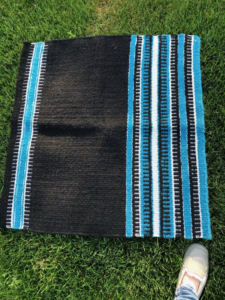 MAYATEX QUALITY SADDLE BLANKETS WOOL 36" BY 34.5”
