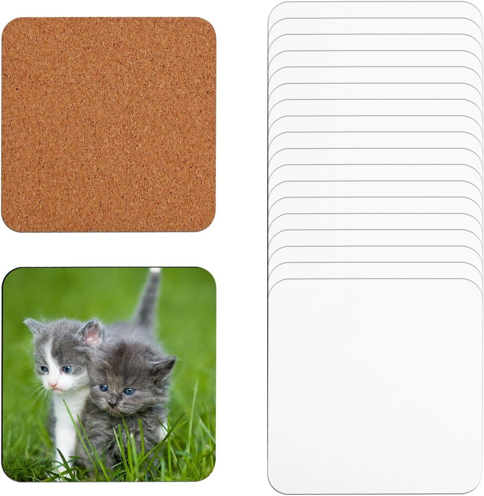 Coasters - 4" x 4" - Customize with your image and text