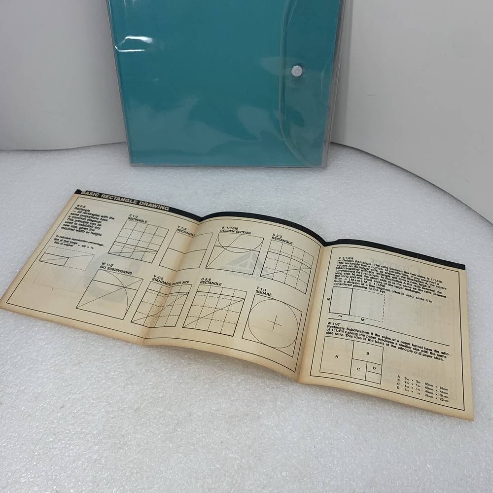 Vintage 1988 Cropper Scale Tool Measuring Guide, North Light