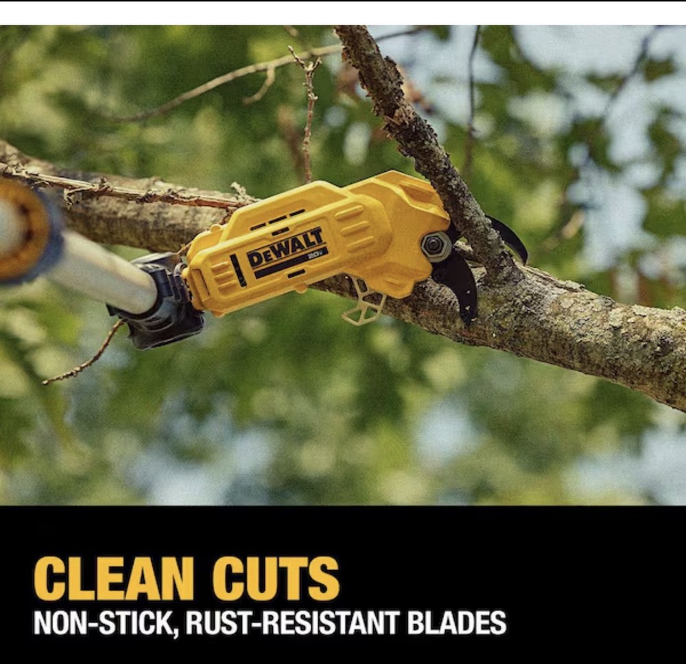 DEWALT 20V Cordless Pole Pruner (Bare Tool)
