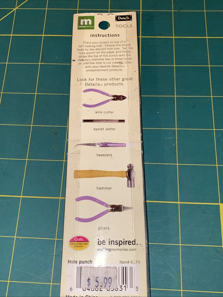 MAKING MEMORIES #6174 Hole Punch (NEW)