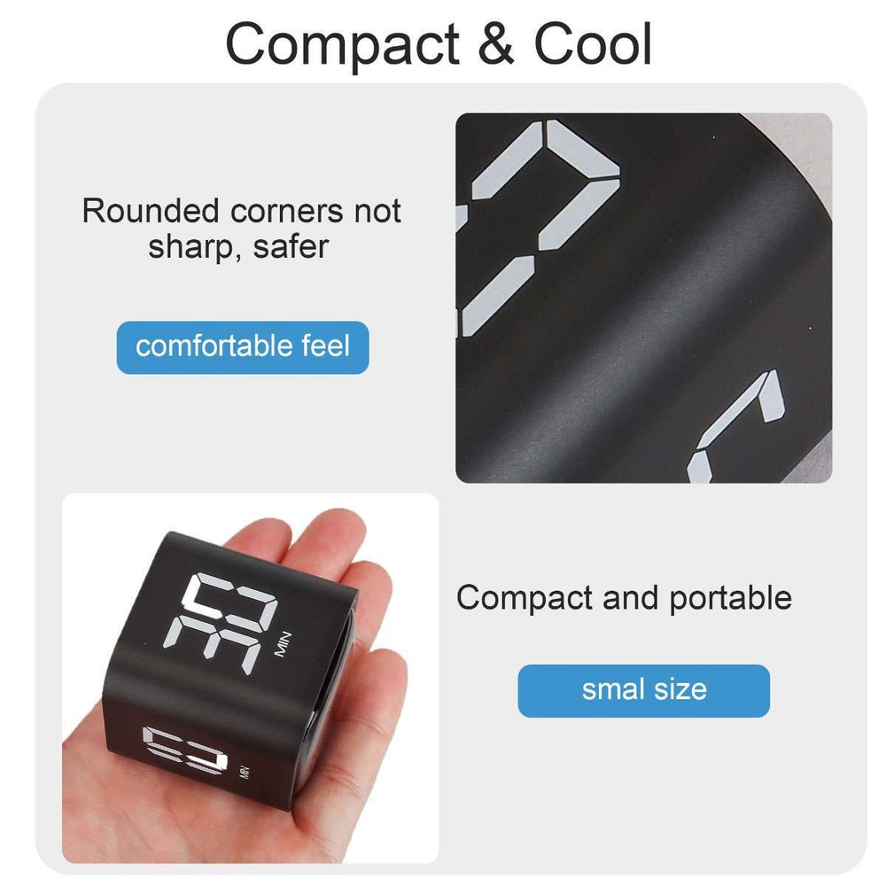 Cube Timer Gravity Sensor Setting Management Flip Timer Game Timer for Exercise