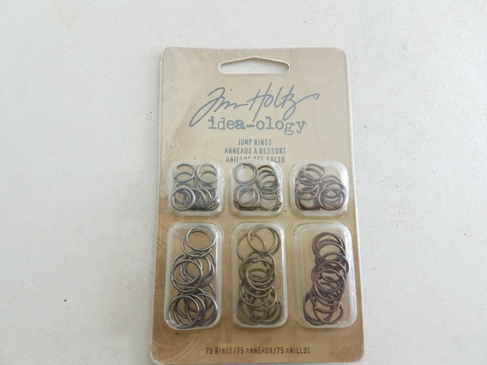 Jim Holtz Ideology Jump Ring Set 75 Rings
