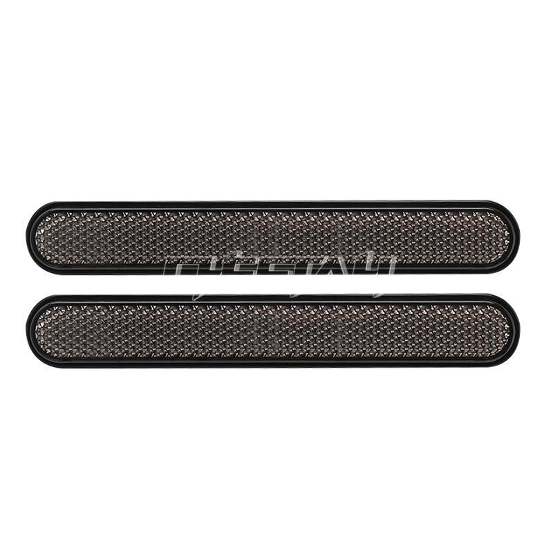 Smoke Motorcycle Front Rear Fork Leg Reflector Reflective Sticker Fit For Harley