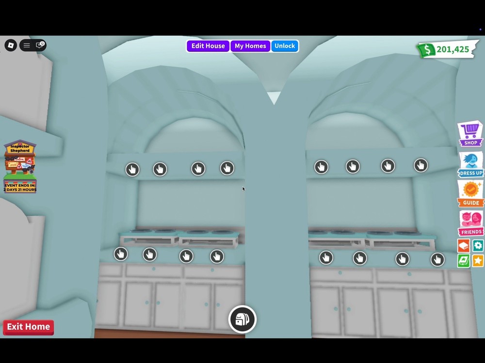 adopt me blue tiny grinding home 🐬🩵