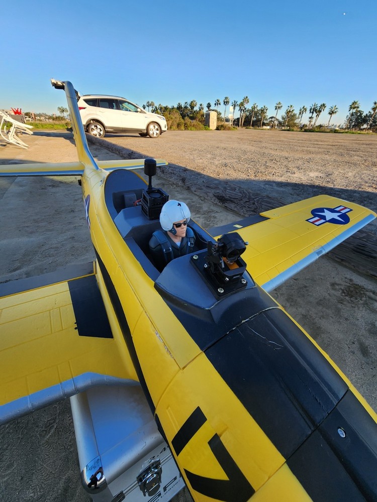 RC PLANE T-28 Trojan BNF FPV WITH DJI HEADTRACKER