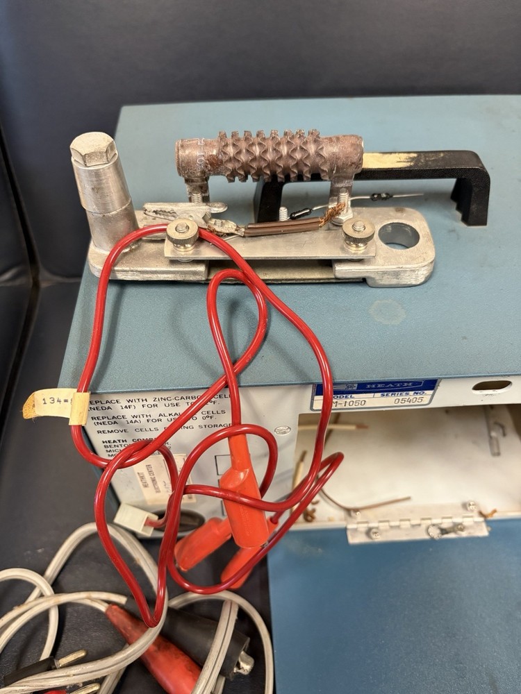 Heathkit Engine Analyzer Model CM-1050 + Manual And Connections! Working