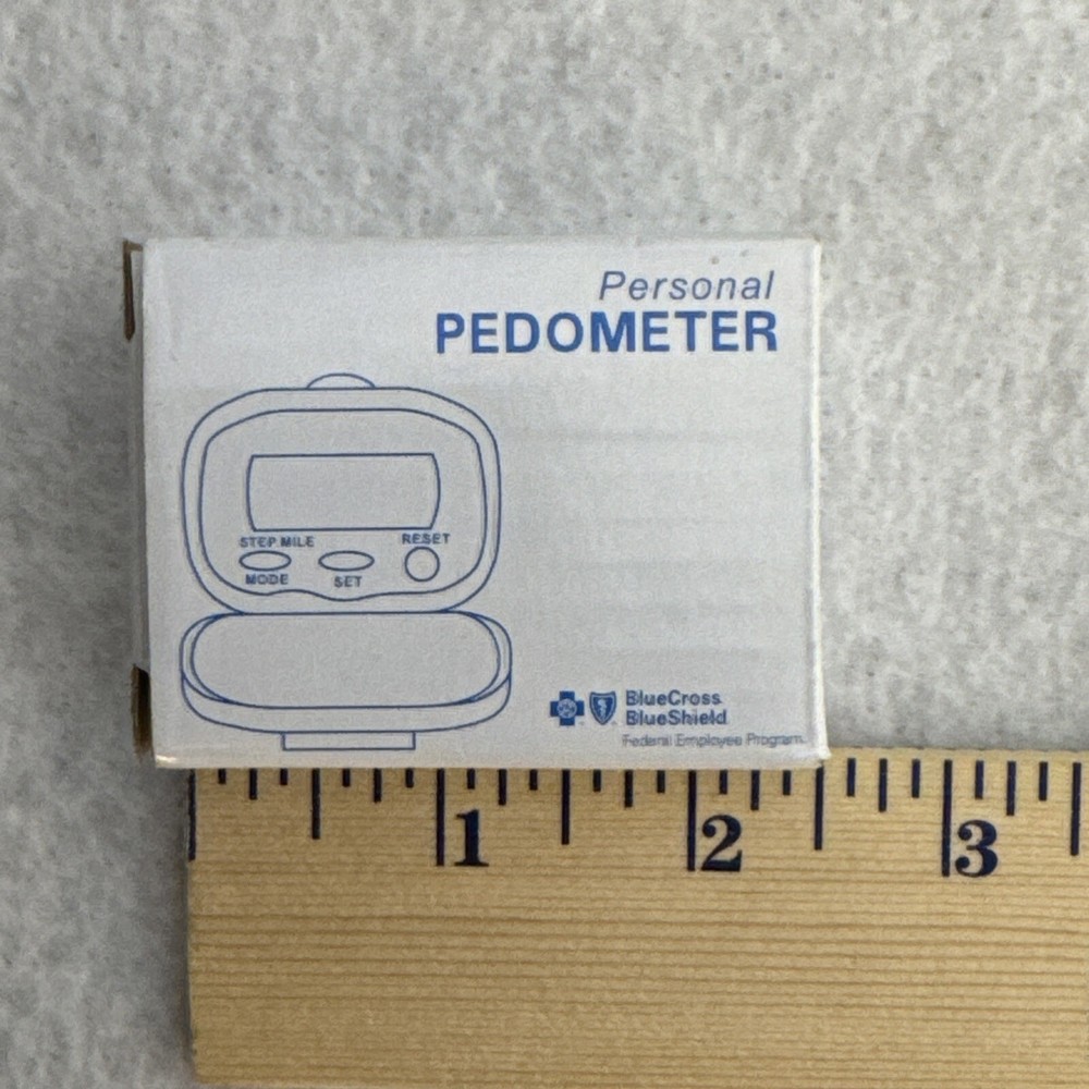 PERSONAL PEDOMETER BLUE CROSS BLUE SHIELD Open Box