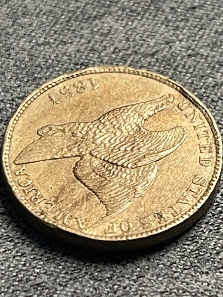 1857 FLYING EAGLE CENT (#121)