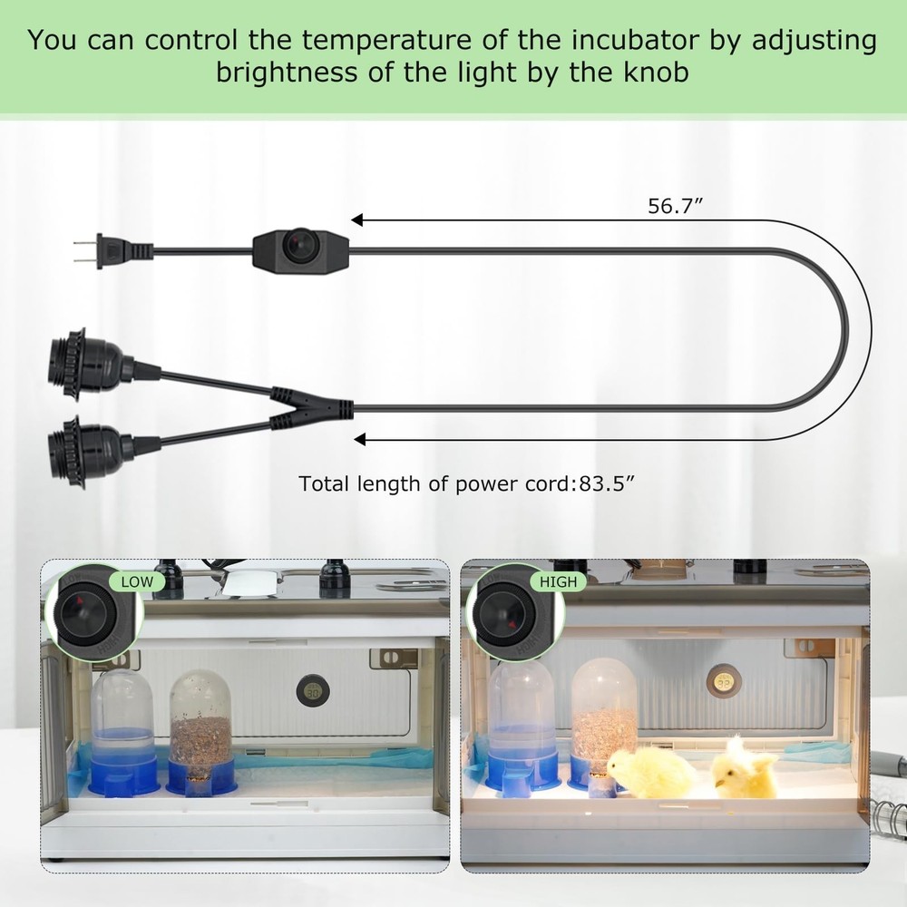 Chicken Brooder Box for Chicks Brooder Heater Chicks Warmer Brooder Plate Kit...