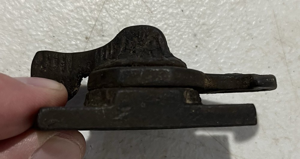 Antique Victorian Cast Iron Window Lock