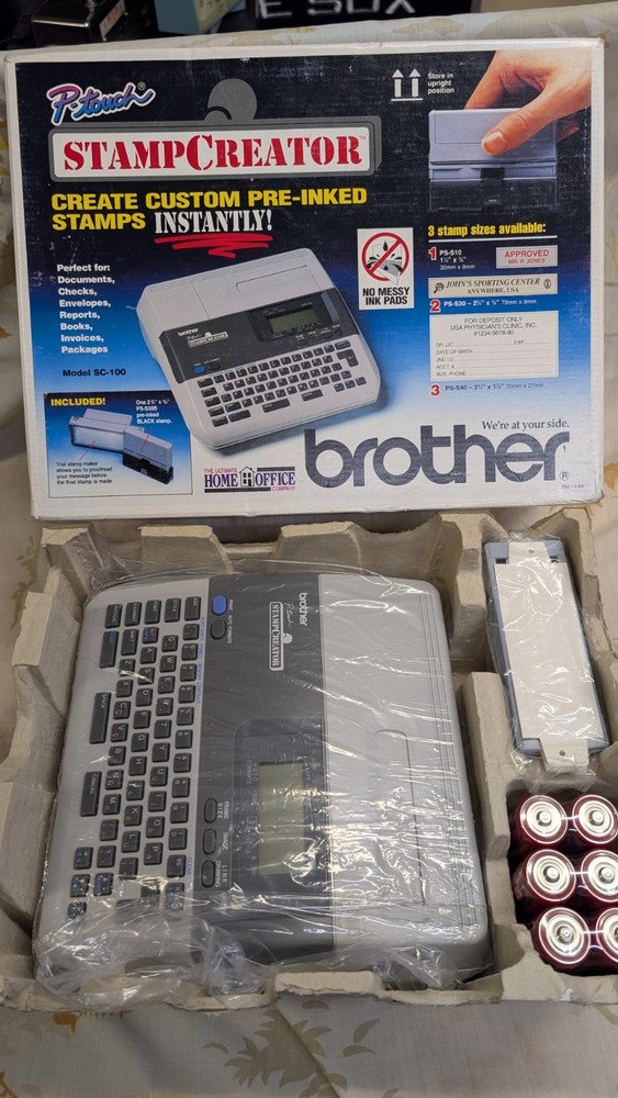 Brother P-Touch Stamp Creator Model SC-100 - Pre-owned