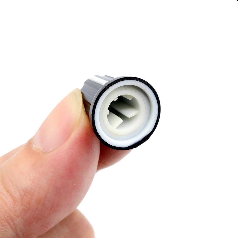 10Pcs 6mm D Type Potentiometer Control Knobs, Plastic Volume Audio Mixer Bass...