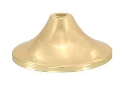 B&P Lamp Smooth Cone-Shaped Brass Cap