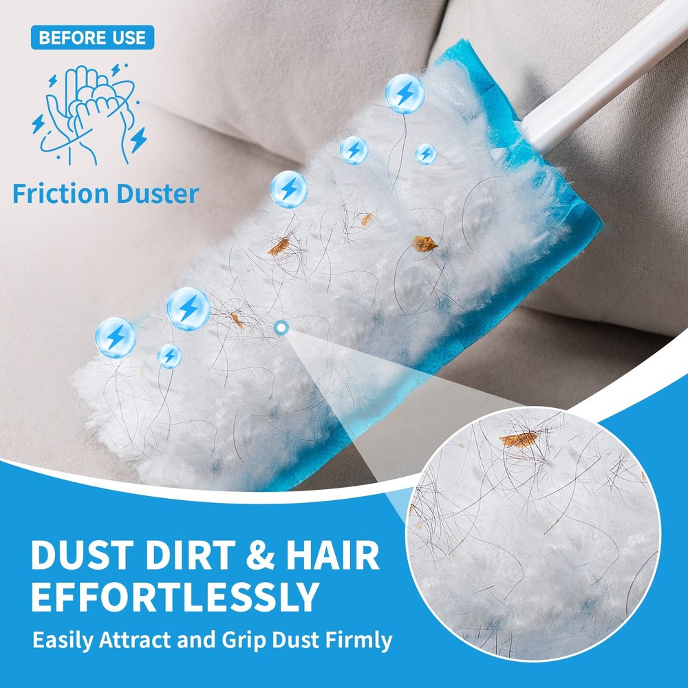 oshang Disposable Heavy Duty Dusters Refills (16 Count)