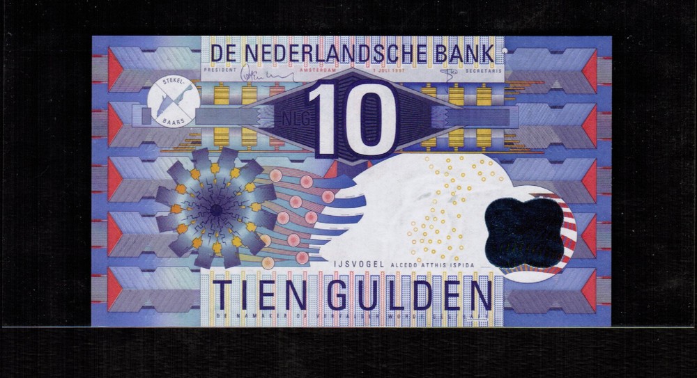 Netherlands 10 GULDEN 1997 Gem UNC