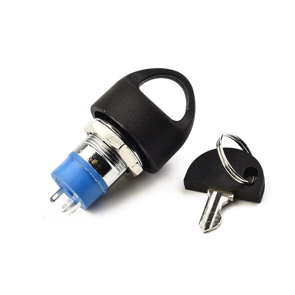 Lightweight Ignition Key Switch for Mobility Scooters - Fits Most Pride Models