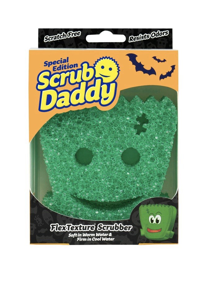Scrub Daddy Flex Texture Scrubber. Special Edition Frankenstein. New! 🎃