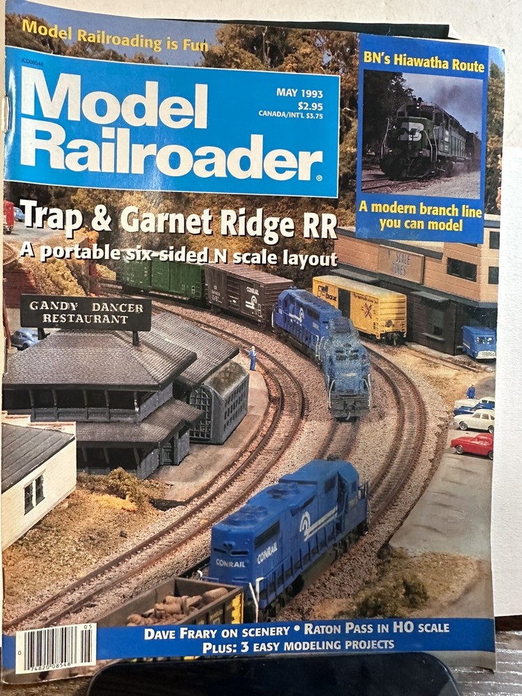 Model Railroader Magazine May 1993 - 3 Easy Modeling Projects