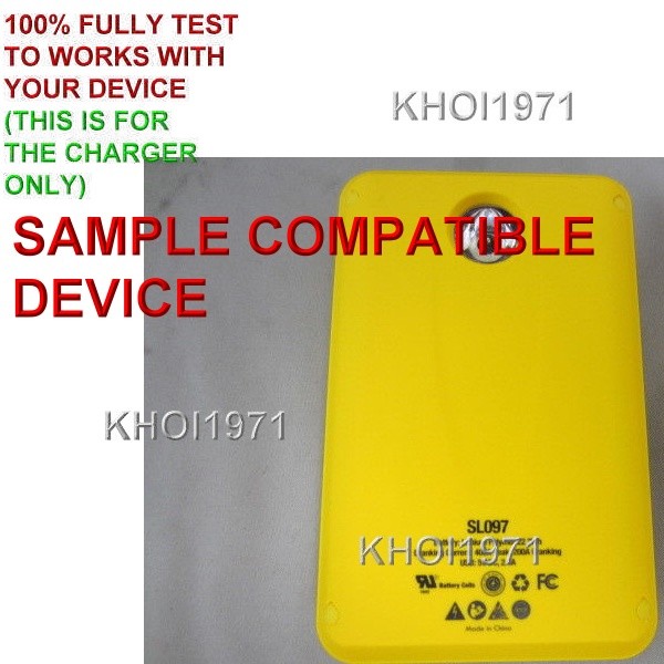 WALL charger adapter for SL097 EverStart Maxx CAR jump starter 22.2Wh