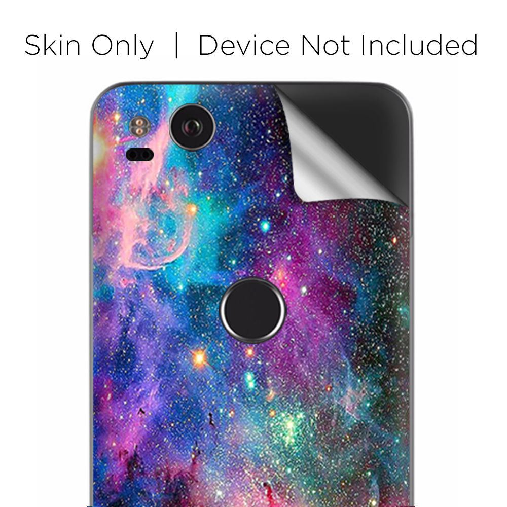 Google Pixel 2 Skins Decal Wrap Colorful Space Gasses