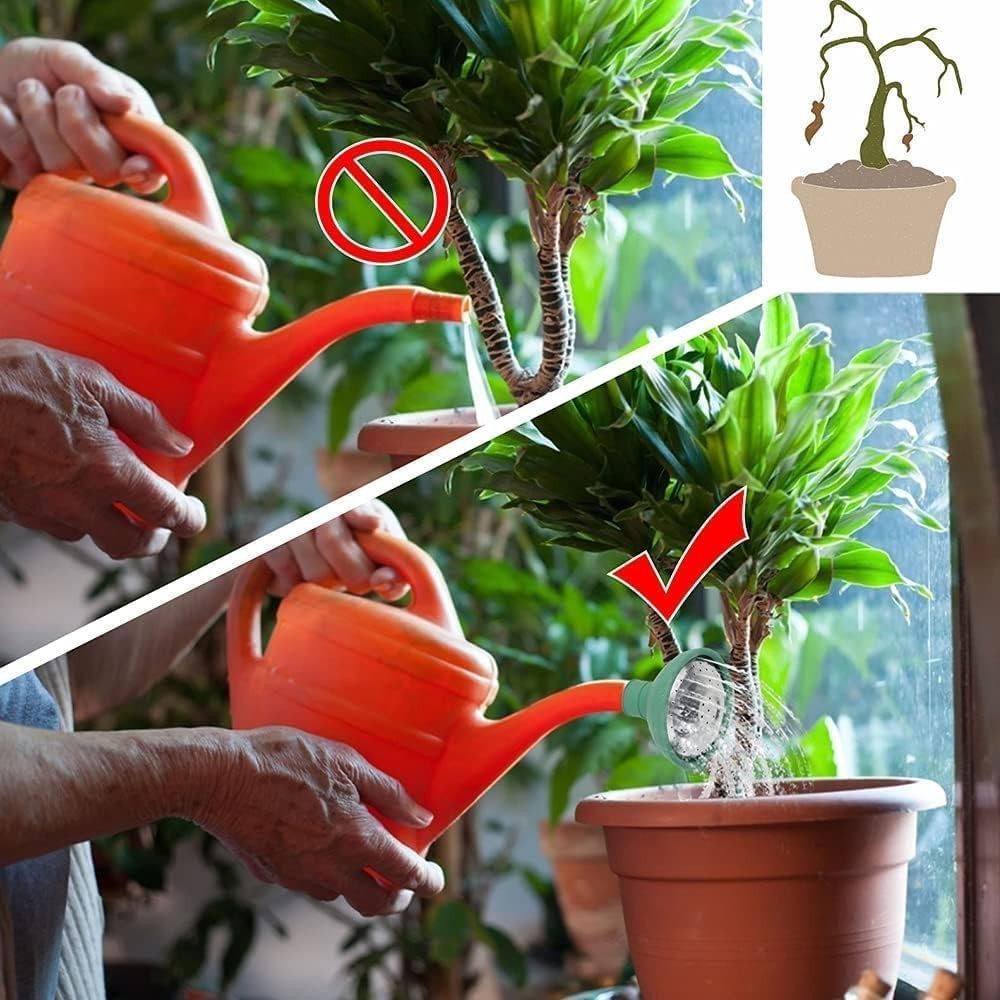Versatile Green Watering Can Rose Sprayer – Perfect Replacement for Worn Spouts