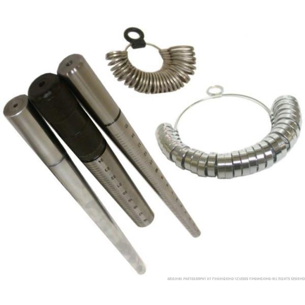 3 Ring Mandrel & Finger Sizing Gauges Jewelers Tools Size Sizer Stick