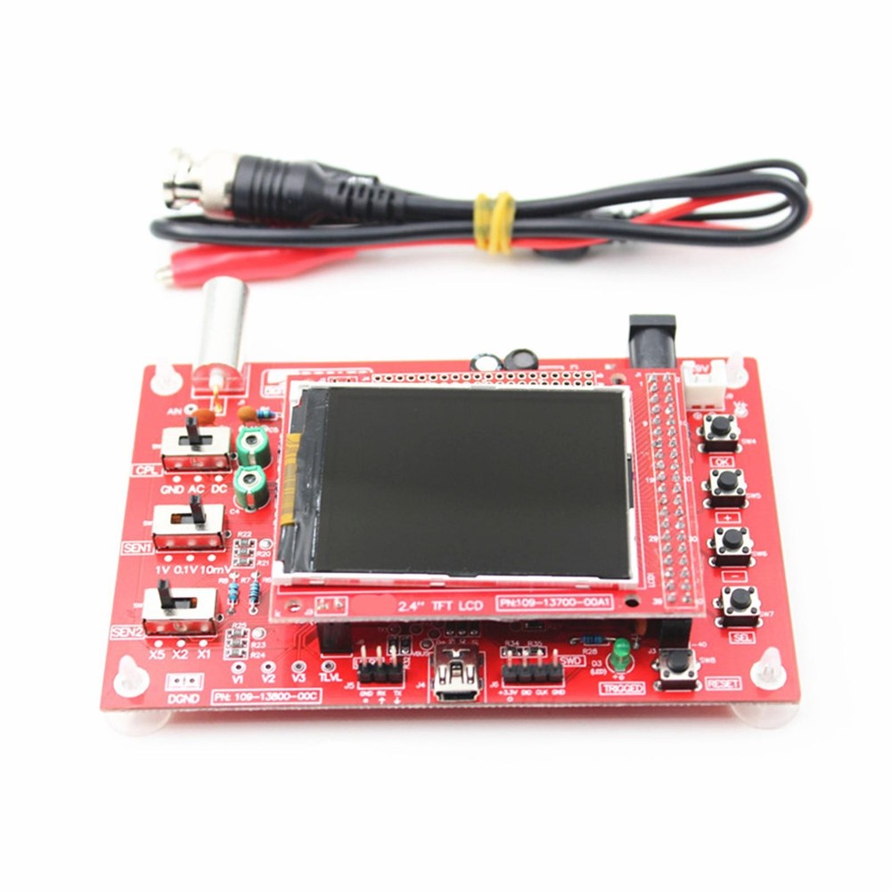 Assembled DSO138 2.4" TFT Digital Oscilloscope Kit DIY Module Education Kit
