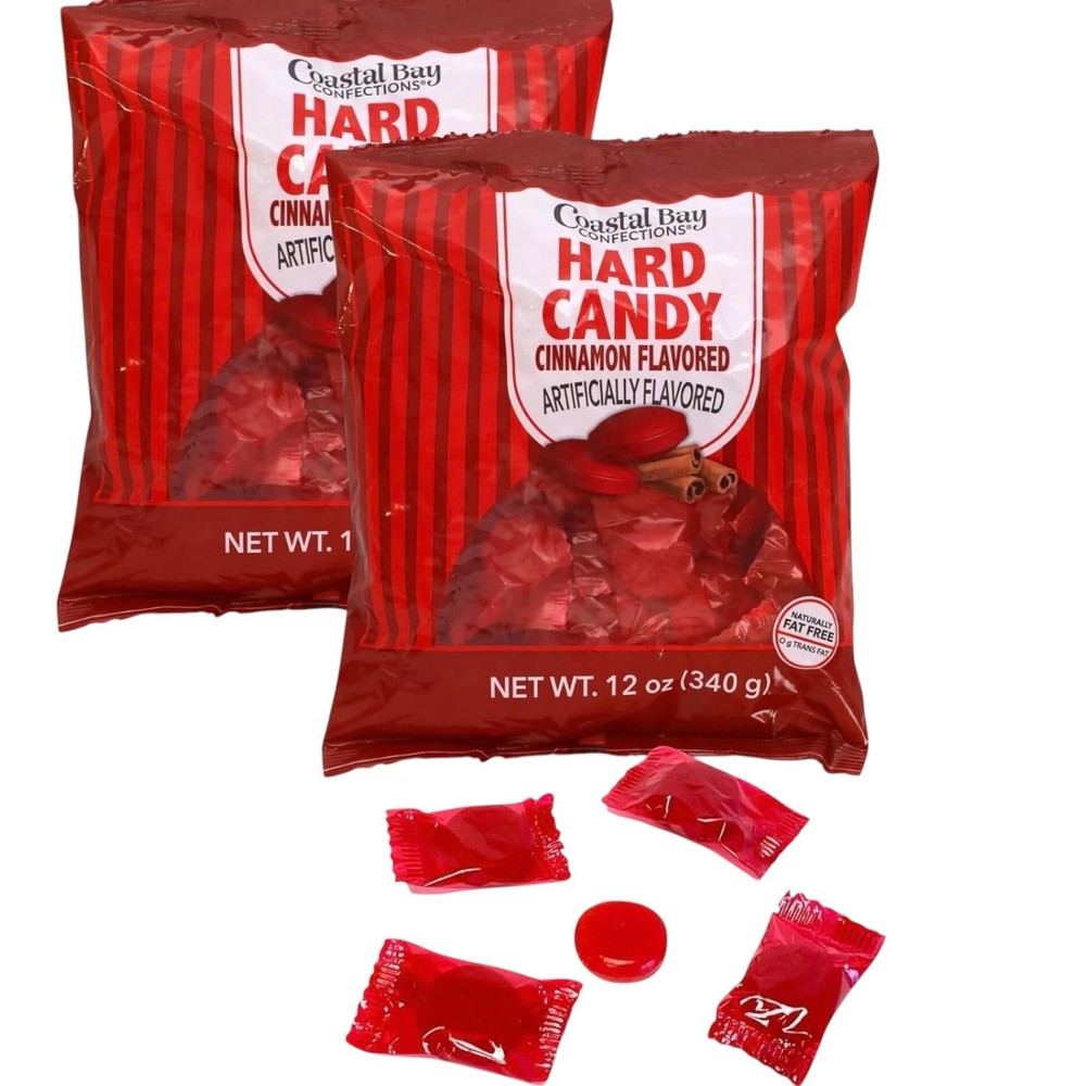 (4 Pack) Cinnamon Discs Hard Candy 12oz Individually Wrapped