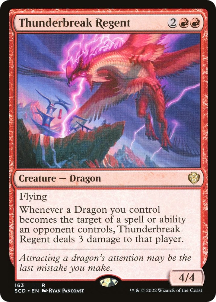 Thunderbreak Regent Starter Commander Decks 163 MTG LP
