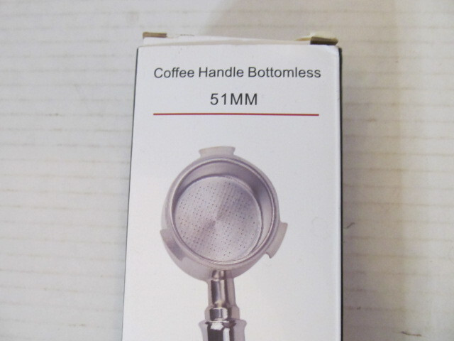 Coffee Handle Bottomless 51mm with Wooden Handle